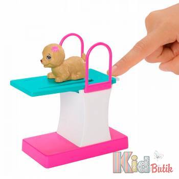 Купить Игровой набор Тренировка в бассейне Barbie GHK23 на КидБутик Игровой набор Тренировка в бассейне Barbie GHK23