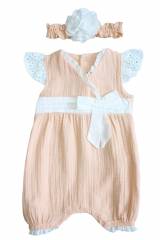 Купить Песочник персикового цвета для девочки MYMIO baby Му23-3662 на КидБутик Песочник персикового цвета для девочки MYMIO baby Му23-3662