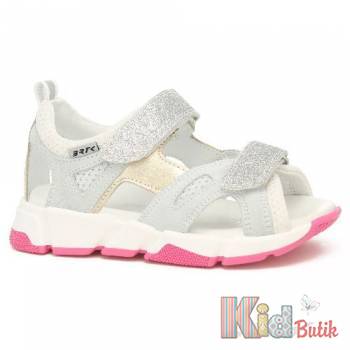 Купити Босоніжки з блискітками і рожевою підошвою для дівчинки Bartek 16119002 на КідБутік Босоніжки з блискітками і рожевою підошвою для дівчинки Bartek 16119002