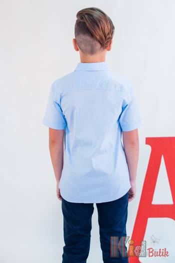 Купити Сорочка блакитного кольору для хлопчика A-yugi Jeans Аю21-12Гл(18112,18111) на КідБутік Сорочка блакитного кольору для хлопчика A-yugi Jeans Аю21-12Гл(18112,18111)