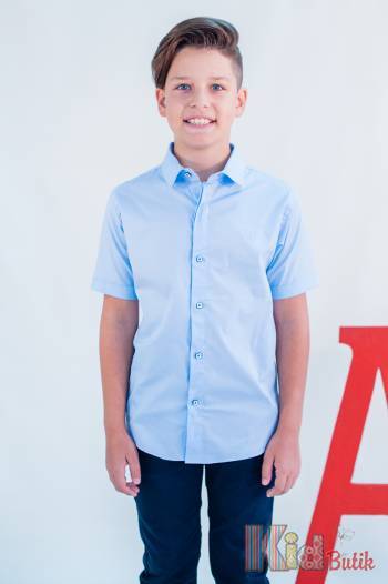 Купити Сорочка блакитного кольору для хлопчика A-yugi Jeans Аю21-12Гл(18112,18111) на КідБутік Сорочка блакитного кольору для хлопчика A-yugi Jeans Аю21-12Гл(18112,18111)