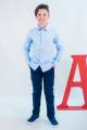Купити Сорочка голубого кольору для хлопчика A-yugi Jeans Аю21-15Гл(18105,06,08) на КідБутік Сорочка голубого кольору для хлопчика A-yugi Jeans Аю21-15Гл(18105,06,08) - фото 3