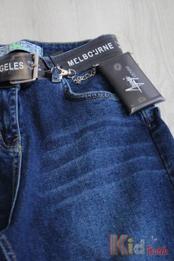 Купити Джинси МОМ з поясом для дівчинки. A-yugi Jeans Аю21-18Сн(9294) на КідБутік Джинси МОМ з поясом для дівчинки. A-yugi Jeans Аю21-18Сн(9294)