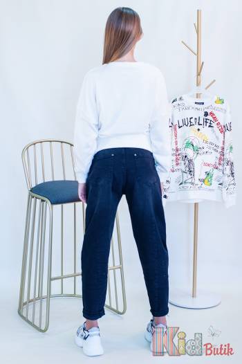 Купити Джинси МОМ з поясом для дівчинки. A-yugi Jeans Аю21-18Сн(9294) на КідБутік Джинси МОМ з поясом для дівчинки. A-yugi Jeans Аю21-18Сн(9294)