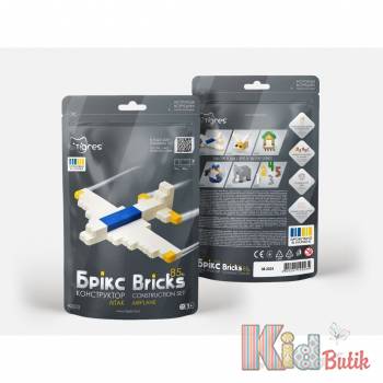 Купить Конструктор Bricks Самолет 85эл Тигрес 40003 на КидБутик Конструктор Bricks Самолет 85эл Тигрес 40003