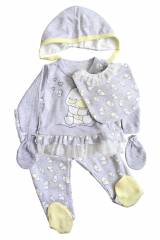 Купить Костюмчик для маленькой девочки MYMIO baby Му21-4011Ср на КидБутик Костюмчик для маленькой девочки MYMIO baby Му21-4011Ср