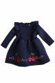 Купить Платье темно синего цвета для девочки Lilax Kids Л21-5418Син на КидБутик Платье темно синего цвета для девочки Lilax Kids Л21-5418Син - фото 2