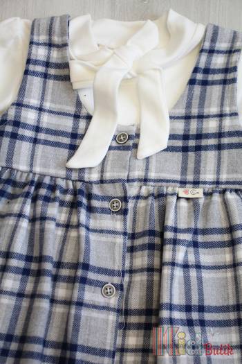 Купити Костюм 2-ка для дівчинки Lilax Kids Л21-5427Син на КідБутік Костюм 2-ка для дівчинки Lilax Kids Л21-5427Син