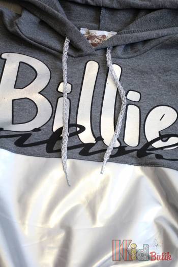 Купить Худи "Billie Eilish" серого цвета Benini Бн21-13Ср(9896) на КидБутик Худи "Billie Eilish" серого цвета Benini Бн21-13Ср(9896)