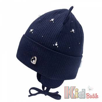 Купить Шапка синего цвета для девочки David's Star ДС20-79Син(21300) на КидБутик Шапка синего цвета для девочки David's Star ДС20-79Син(21300)