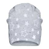 Купить Шапка серая с принтом из звезд для девочки David's Star ДС21-122Ср(21753) на КидБутик Шапка серая с принтом из звезд для девочки David's Star ДС21-122Ср(21753)