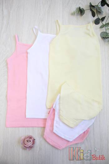 Купить Комплект майка и трусики "Catctus" для девочки 1-2 года Katamino К128197 на КидБутик Комплект майка и трусики "Catctus" для девочки 1-2 года Katamino К128197