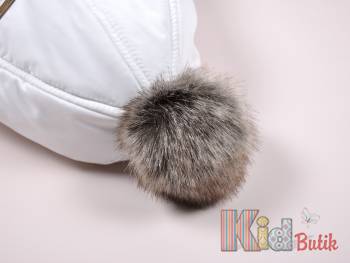 Купити Шапка "Аляска" зимова з помпоном MagBaby МБ21-16Бл на КідБутік Шапка "Аляска" зимова з помпоном MagBaby МБ21-16Бл