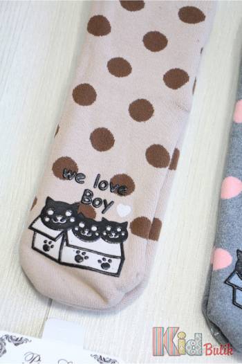 Купити Шкарпетки махрові з кошенятами "We Love Boy" для дівчинки р.35-40 Pier Lone К-1288 на КідБутік Шкарпетки махрові з кошенятами "We Love Boy" для дівчинки р.35-40 Pier Lone К-1288