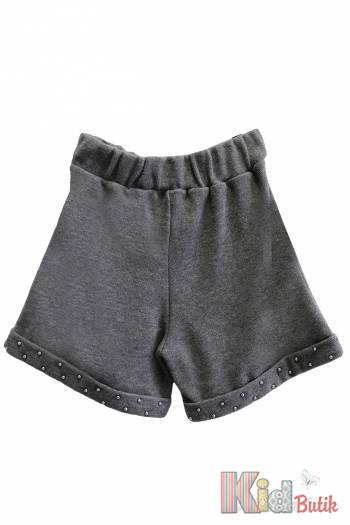 Купить Шорты серого цвета декорированы бусинками. Best Kids БК21-30(9278) на КидБутик Шорты серого цвета декорированы бусинками. Best Kids БК21-30(9278)
