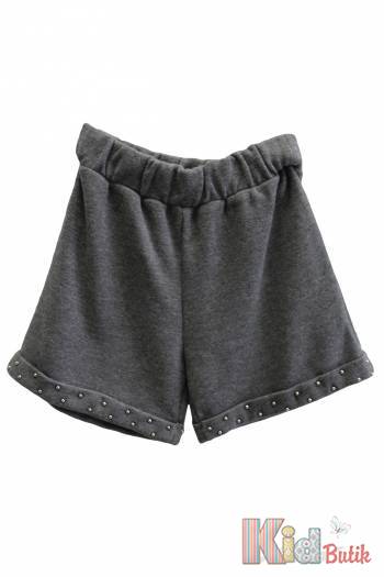 Купить Шорты серого цвета декорированы бусинками. Best Kids БК21-30(9278) на КидБутик Шорты серого цвета декорированы бусинками. Best Kids БК21-30(9278)