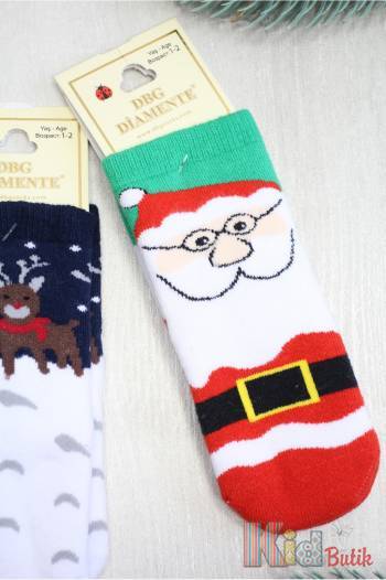 Купить Носки махровые универсальные Санта DBG socks Д000766 на КидБутик Носки махровые универсальные Санта DBG socks Д000766