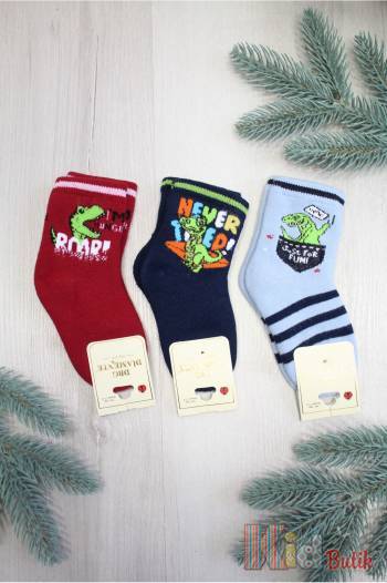 Купити Шкарпетки з динозавриком для хлопчика DBG socks Д000786 на КідБутік Шкарпетки з динозавриком для хлопчика DBG socks Д000786