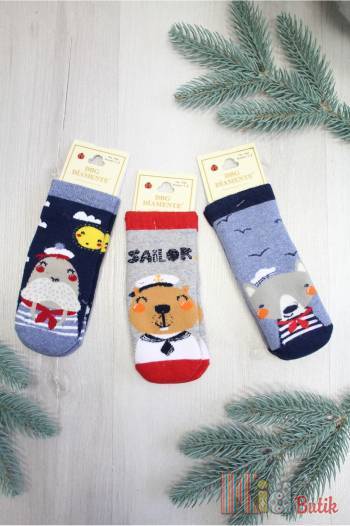 Купить Носки махровые Sailor для мальчика DBG socks Д000757 на КидБутик Носки махровые Sailor для мальчика DBG socks Д000757