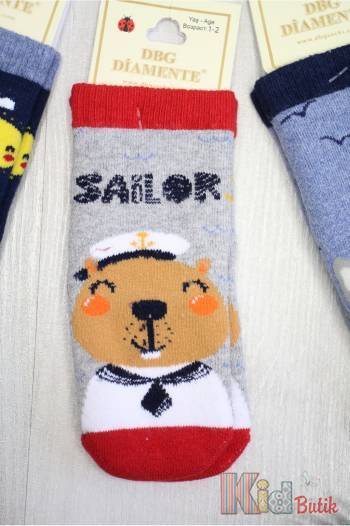 Купить Носки махровые Sailor для мальчика DBG socks Д000757 на КидБутик Носки махровые Sailor для мальчика DBG socks Д000757