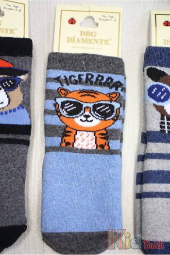 Купить Носки махровые для мальчика Cool Animals DBG socks Д000763 на КидБутик Носки махровые для мальчика Cool Animals DBG socks Д000763