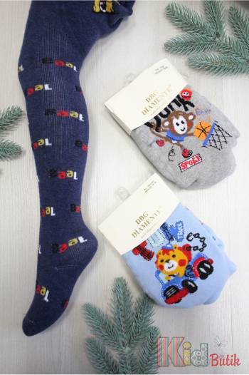 Купити Колготки махрові для хлопчика Fun DBG socks Д000781 на КідБутік Колготки махрові для хлопчика Fun DBG socks Д000781