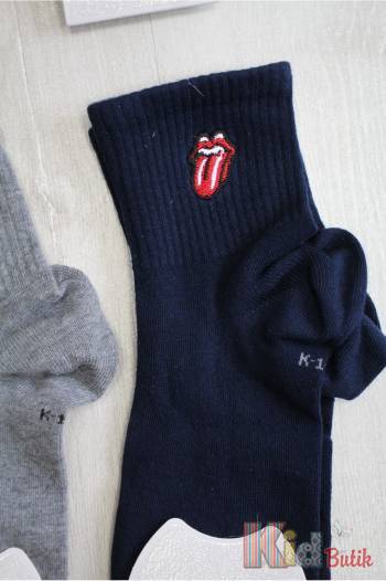 Купити Шкарпетки з медичною резинкою Rolling Stones для дівчинки р.35-40 Pier Lone К-1569 на КідБутік Шкарпетки з медичною резинкою Rolling Stones для дівчинки р.35-40 Pier Lone К-1569