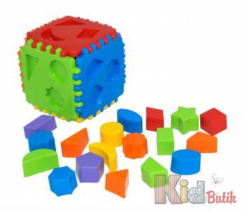 Купити Сортер "Educational cube" 24 ел. Тигрес 39781 на КідБутік Сортер "Educational cube" 24 ел. Тигрес 39781