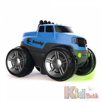 Купити Машинка "FleXtreme" синя зі світловим ефектом Smoby 180903 на КідБутік Машинка "FleXtreme" синя зі світловим ефектом Smoby 180903
