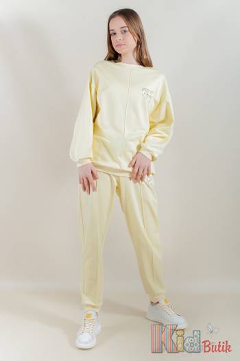 Купити Світшот світло-жовтого кольору для дівчинки A-yugi Jeans Аю22-14Жт на КідБутік Світшот світло-жовтого кольору для дівчинки A-yugi Jeans Аю22-14Жт
