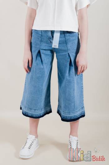 Купити Джинси-кюлоти укороченого крою для дівчинки A-yugi Jeans Аю22-13(9316) на КідБутік Джинси-кюлоти укороченого крою для дівчинки A-yugi Jeans Аю22-13(9316)