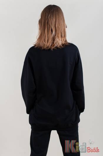 Купить Свитшот Perfect черного цвета для девочки-подростка A-yugi Jeans Аю22-14Чор на КидБутик Свитшот Perfect черного цвета для девочки-подростка A-yugi Jeans Аю22-14Чор