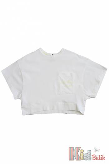 Купити Футболка-топ молочного кольору для дівчинки A-yugi Jeans Аю22-5(7071) на КідБутік Футболка-топ молочного кольору для дівчинки A-yugi Jeans Аю22-5(7071)