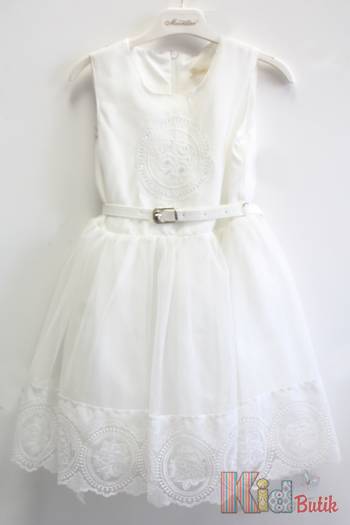 Купити Комплект плаття + джинсовий піджак для дівчинки Moonstar МС22-4532Ekru на КідБутік Комплект плаття + джинсовий піджак для дівчинки Moonstar МС22-4532Ekru