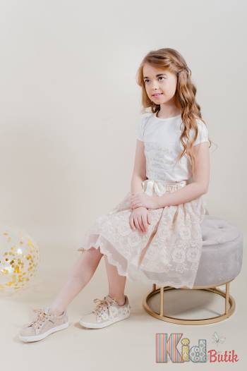 Купить Комплект телесный джинсовая куртка+юбка+футболка Moonstar МС22-8210BEJ на КидБутик Комплект телесный джинсовая куртка+юбка+футболка Moonstar МС22-8210BEJ