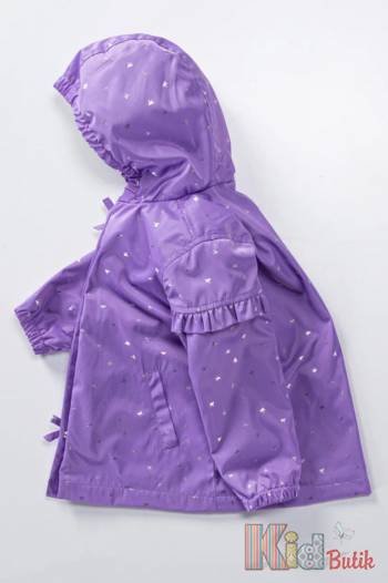 Купить Куртка фиолетового цвета с рюшами для девочки Midimod Мд22-22954Lila на КидБутик Куртка фиолетового цвета с рюшами для девочки Midimod Мд22-22954Lila