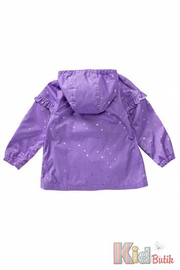 Купить Куртка фиолетового цвета с рюшами для девочки Midimod Мд22-22954Lila на КидБутик Куртка фиолетового цвета с рюшами для девочки Midimod Мд22-22954Lila