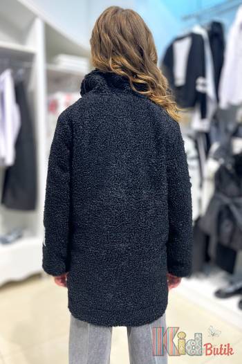 Купить Шубка черная двубортная для девочки LOCOLOCO ЛЛ23-4Чорн(1183) на КидБутик Шубка черная двубортная для девочки LOCOLOCO ЛЛ23-4Чорн(1183)