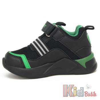 Кросівки текстильні чорні для хлопчика Bartek 22-11595009