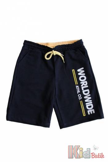 Купить Шорты черные трикотажные для мальчика "Worldwide" WeWe W22-221339Чрн на КидБутик Шорты черные трикотажные для мальчика "Worldwide" WeWe W22-221339Чрн