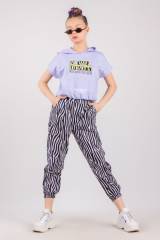 Купить Футболка светло-фиолетовая с капюшоном "LCL Street Style" LOCOLOCO ЛЛ22-2272Lila на КидБутик Футболка светло-фиолетовая с капюшоном "LCL Street Style" LOCOLOCO ЛЛ22-2272Lila