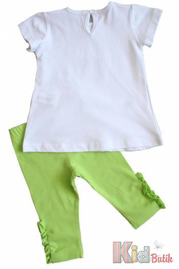 Купить Костюмчик 2-ка зелено-белый для девочки "Summer Girl" Best Kids БК22-2274Зл на КидБутик Костюмчик 2-ка зелено-белый для девочки "Summer Girl" Best Kids БК22-2274Зл