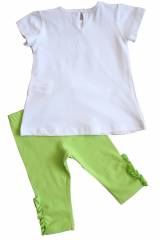 Купить Костюмчик 2-ка зелено-белый для девочки "Summer Girl" Best Kids БК22-2274Зл на КидБутик Костюмчик 2-ка зелено-белый для девочки "Summer Girl" Best Kids БК22-2274Зл