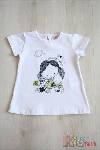 Купить Костюмчик 2-ка зелено-белый для девочки "Summer Girl" Best Kids БК22-2274Зл на КидБутик Костюмчик 2-ка зелено-белый для девочки "Summer Girl" Best Kids БК22-2274Зл