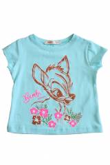 Купить Футболка мятная "Bambi" для маленькой девочки WeWe W22-5211191Мт на КидБутик Футболка мятная "Bambi" для маленькой девочки WeWe W22-5211191Мт