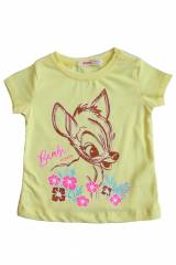 Купить Футболка желтая "Bambi" для маленькой девочки WeWe W22-5211191Жвт на КидБутик Футболка желтая "Bambi" для маленькой девочки WeWe W22-5211191Жвт