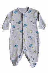 Купить Комбинезон серый с принтом из собачек для малыша MYMIO baby Му22-4004Ср на КидБутик Комбинезон серый с принтом из собачек для малыша MYMIO baby Му22-4004Ср