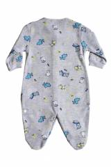 Купить Комбинезон серый с принтом из собачек для малыша MYMIO baby Му22-4004Ср на КидБутик Комбинезон серый с принтом из собачек для малыша MYMIO baby Му22-4004Ср