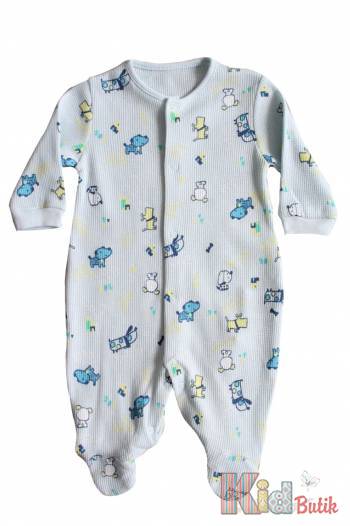 Купить Комбинезон голубой с принтом из собачек для малыша MYMIO baby Му22-4004Гл на КидБутик Комбинезон голубой с принтом из собачек для малыша MYMIO baby Му22-4004Гл