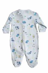 Купить Комбинезон голубой с принтом из собачек для малыша MYMIO baby Му22-4004Гл на КидБутик Комбинезон голубой с принтом из собачек для малыша MYMIO baby Му22-4004Гл